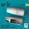RESKIT RSU32-0209 Su-27 Flanker exhaust nozzles for Trumpeter kit (3D Printed) 1/32